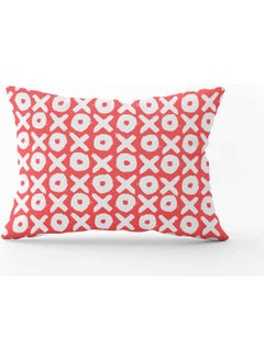 Cango Home White Pink Modern Valentine's Day Themed Digital Printed Throw Pillow Cover CGH945-3550 Double Sided Printed 