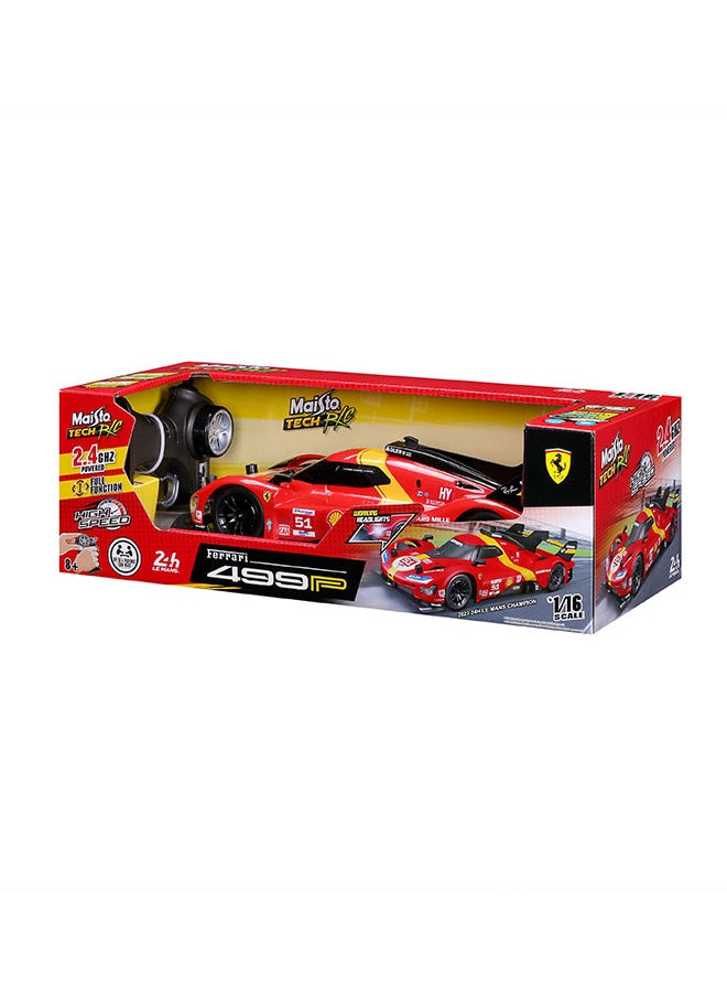 Maisto 1:16 Scale Radio-Controlled Ferrari 499P! This Is A Replica Of Ferrari'S Le Mans Hypercar  - Image 2