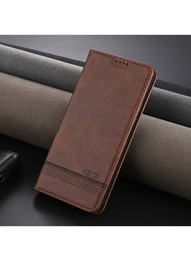 erorex Case For Redmi 14C 4G Magnetic Calf Texture Flip Leather Phone Case - Image 2