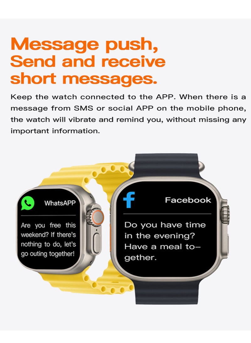 AROAQ T900 Ultra Wireless Charging New Features Super Fast Latest Smart Watch - Image 3