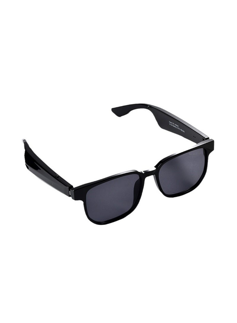 Smart Glasses, Sunglasses For Drivers To Block Blue Light, Bluetooth Headset AI Audio Glasses to Liberate Both Ears (GS09 Black) - Image 1