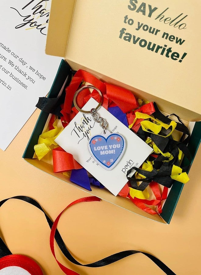 SINCE 7 STORE Mom I Love You Keychain Gift for Mom for Mother's day or Birthday/Comes in a beautiful box for gifting - Image 4