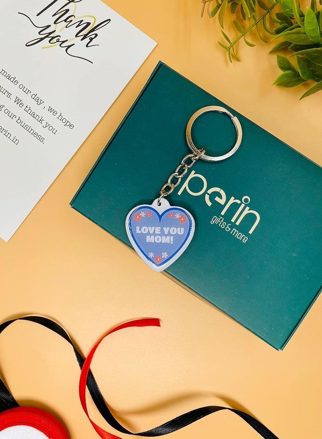 SINCE 7 STORE Mom I Love You Keychain Gift for Mom for Mother's day or Birthday/Comes in a beautiful box for gifting - Image 3