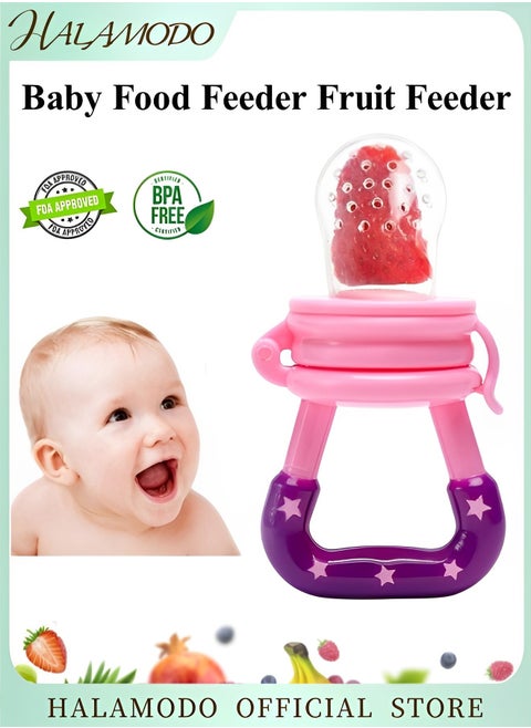 Baby Food Feeder Fruit Feeder Pacifier Nibbler Infant Teething Toys Silicone Feeder Baby Mesh Teethers for Babies Baby Feeding Essentials