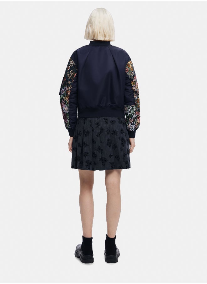 DESIGUAL - Printed bomber jacket - Image 1