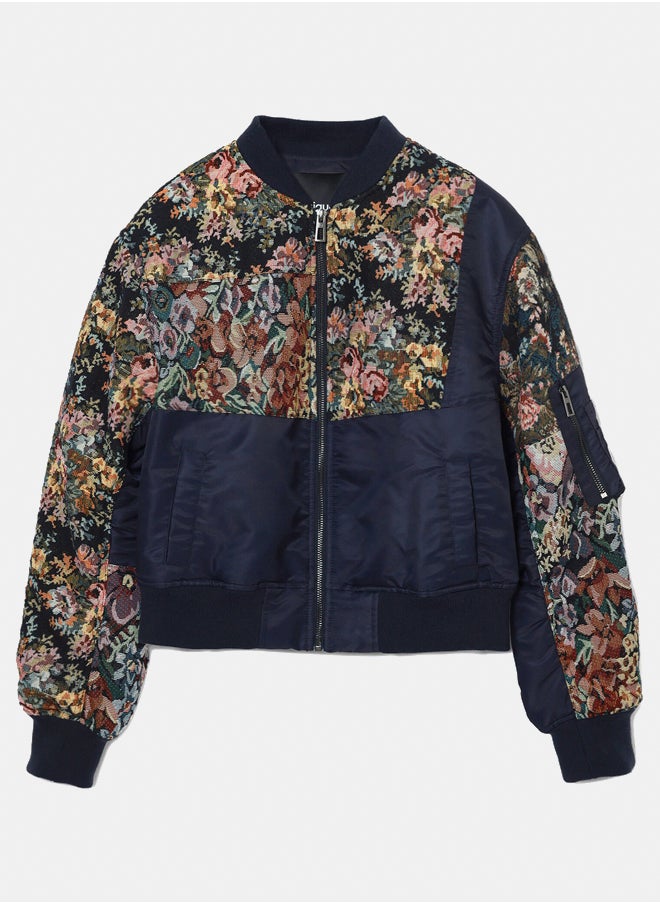 DESIGUAL - Printed bomber jacket - Image 1