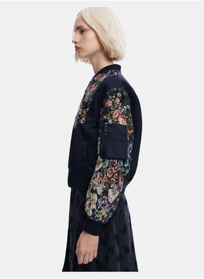 DESIGUAL - Printed bomber jacket - Image 1