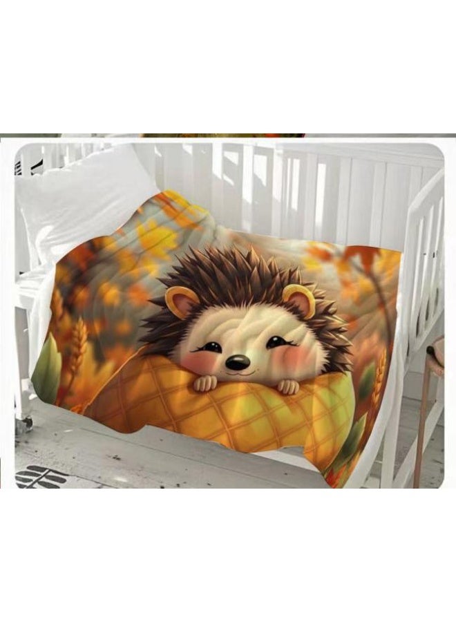 عام بطانية رقيقة من الفانيلا الكرتونية للأطفال أو الطلاب (دافئة ومريحة ومناسبة للنوم والألعاب) 100 سم * 150 سم - 298 - Image 1