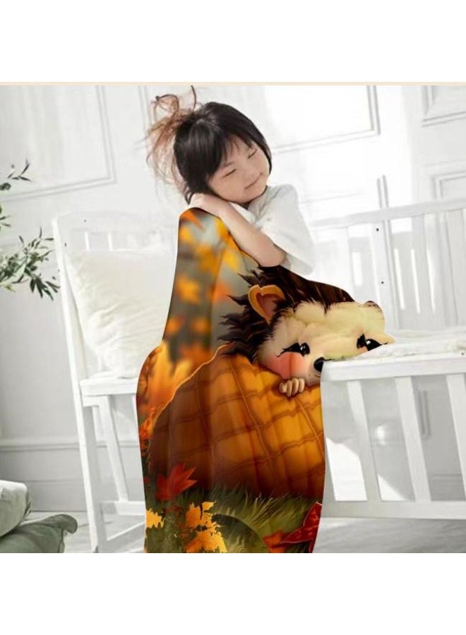 عام بطانية رقيقة من الفانيلا الكرتونية للأطفال أو الطلاب (دافئة ومريحة ومناسبة للنوم والألعاب) 100 سم * 150 سم - 298 - Image 4