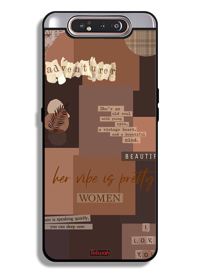 Tolwak Samsung Galaxy A80 Protective Case Cover Adventurer Women - Image 1