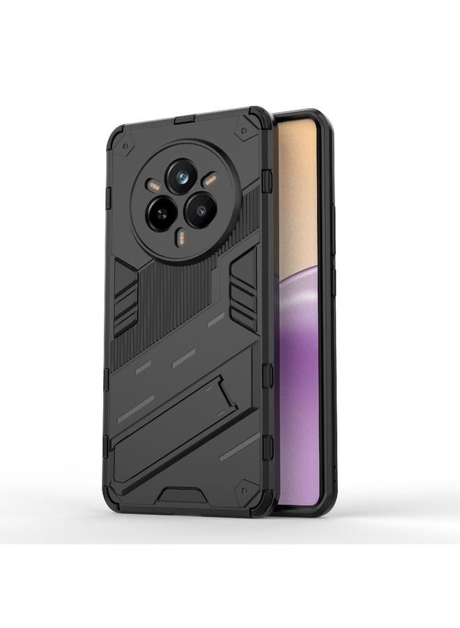 S-TOP Case For Realme 14 Pro 5G Global Punk Armor 2 in 1 PC + TPU Phone Case with Holder - Image 1