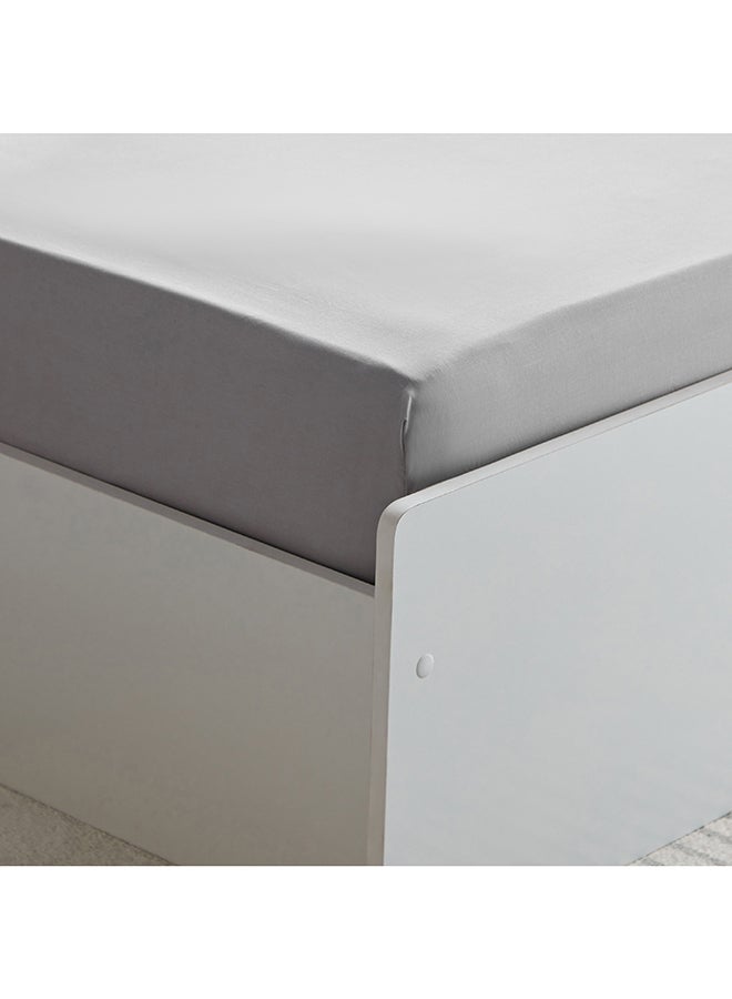 Home Box Bristol Single Polycotton Fitted Sheet 200 x 25 x 90 cm  - Image 4