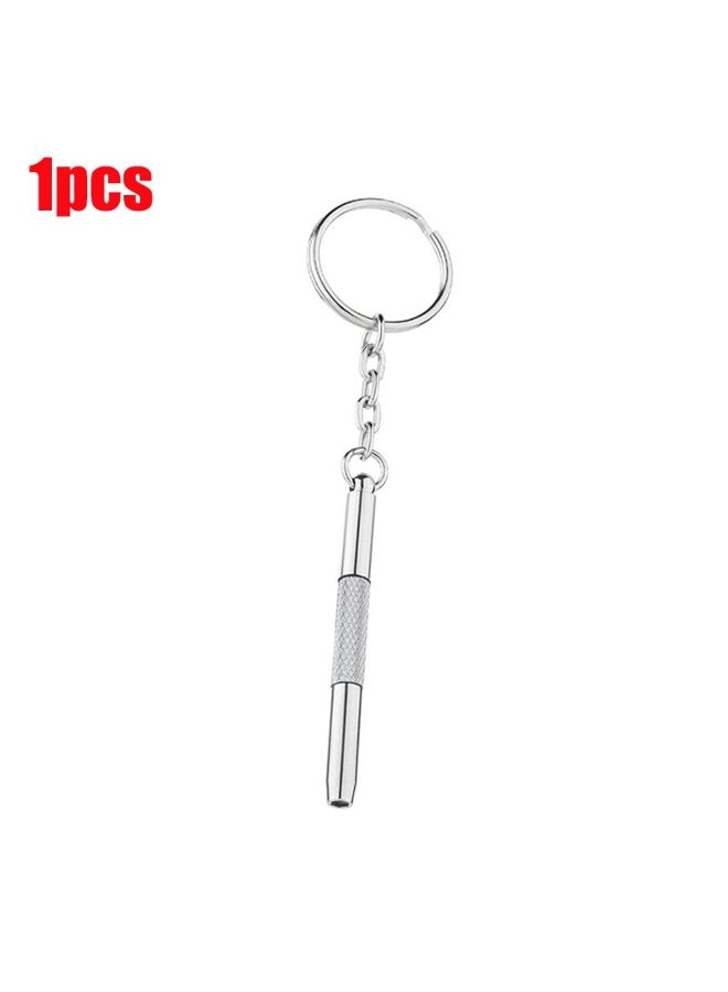 Steel Glasses Repair Kit with Keychain  - Image 1