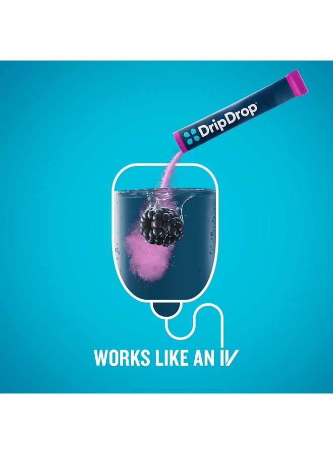 DripDrop Hydration Electrolyte Powder Packets Watermelon Berry Orange Lemon 16 Count - Image 5