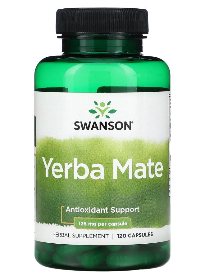 SWANSON Yerba Mate 125 mg 120 Capsules