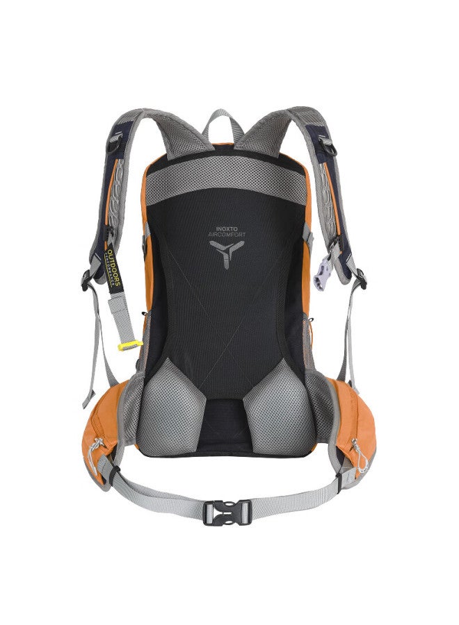 Inoxto Ultra-light Suspension Breathable Hiking Backpack 18l Dual Shoulder Bag 441a Orange - Image 1