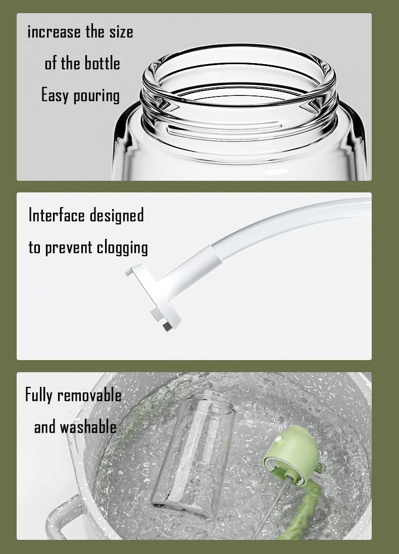BuntyChiku Oil Dispenser And Mist Spray Bottle Olive Oil Sprayer Mister Olive Oil Spray Bottle Kitchen Gadgets Accessories for Air Fryer Canola Oil Spritzer Widely Used for Salad Making - Image 3