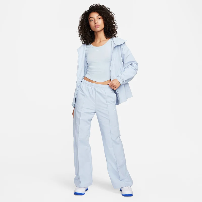 Nike light blue Women's Sportswear Everything Wide Leg Trousers for Women | Best Price UAE