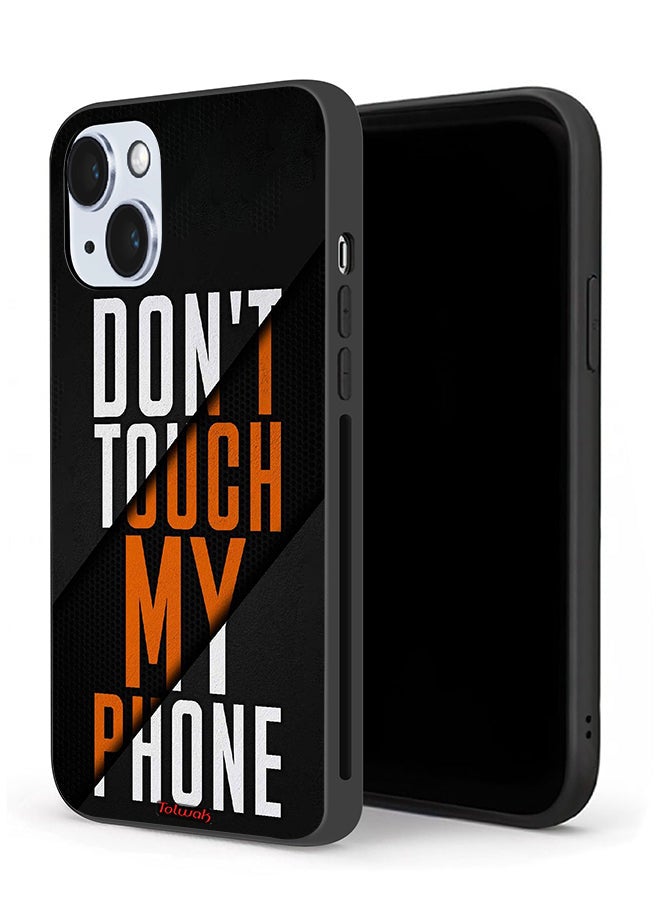 Tolwak Apple iPhone 14 Protective Case Do Not Touch My Phone - Image 1