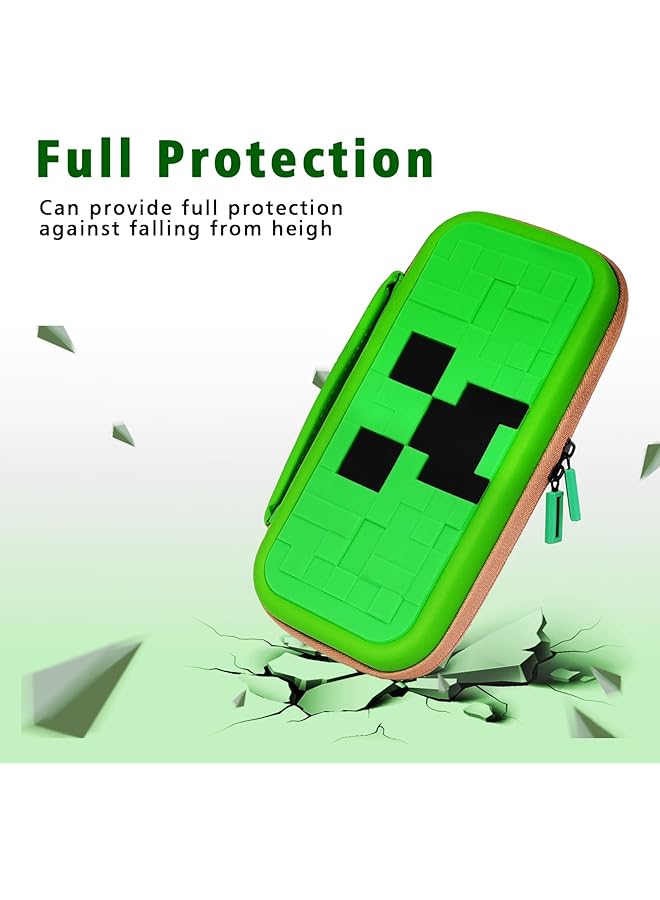 [أطول عمرًا] حقيبة حمل سفر من إيفا لجهاز نينتندو سويتش 2 2025، حامل ملحقات كبير الحجم، غطاء حماية صلب مع 5 بطاقات ألعاب - Image 3