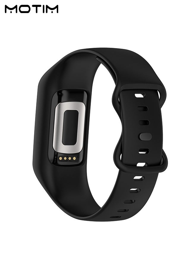 Motim 2 in 1 Soft Silicone Watch Bands for Fitbit Charge 6/5/4/3, Replacement Strap Sport Wristband for Fitbit Charge 6/5/4/3  - Image 2