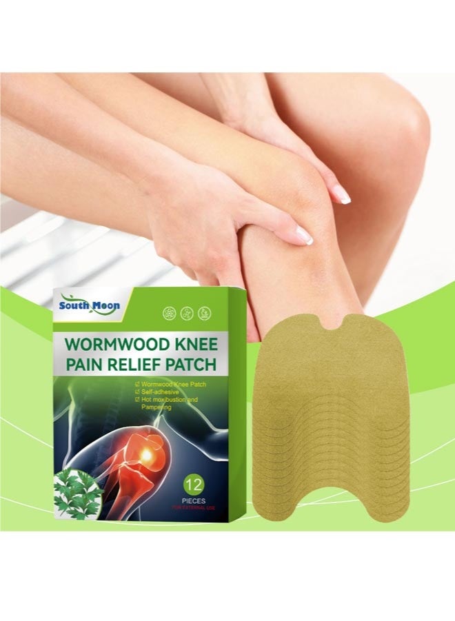 SOUTH MOON 24 PCS Knee Patches,Pain Relief Patches,Warming Herbal Patches for Knee Patch, Natural Extract Sticker for Knee,Hand, Back, Neck, Shoulder - Image 5