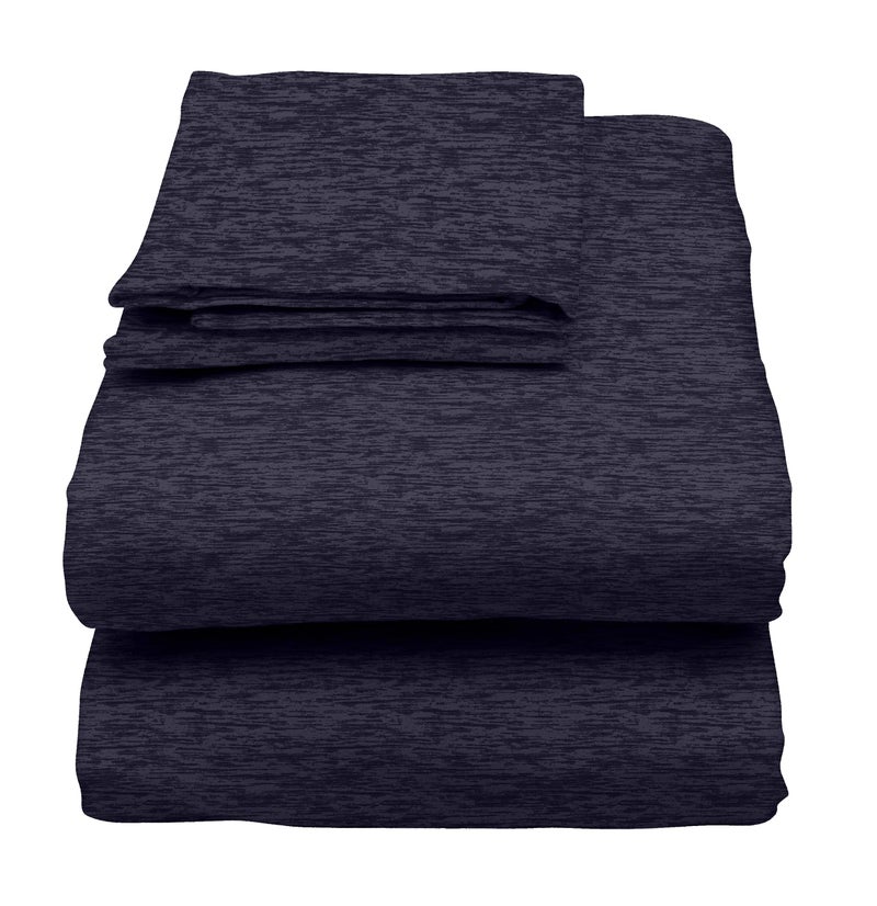 U.S. Polo Assn. U.S. Polo Assn. All Season  Soft and Cozy T-Shirt Material  1800 Thread Count 4-Piece Cotton Rich Jersey Sheet Set - Image 2