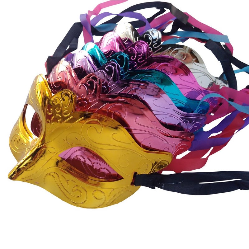 Arlai Halloween Party Half face Mask, Patriotic carnival decoration, pack of 12 - Image 5
