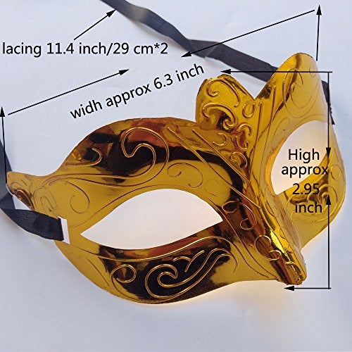 Arlai Halloween Party Half face Mask, Patriotic carnival decoration, pack of 12 - Image 2
