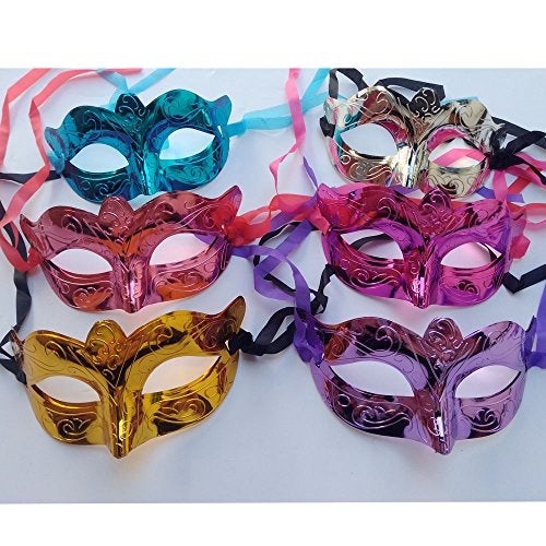 Arlai Halloween Party Half face Mask, Patriotic carnival decoration, pack of 12 - Image 4