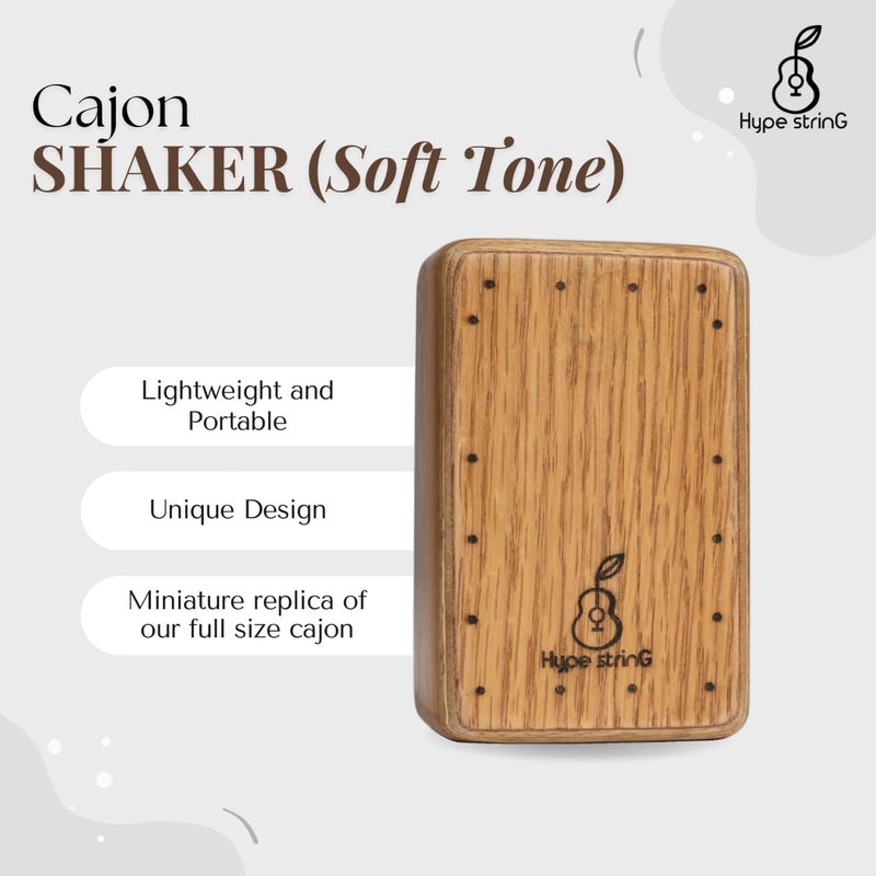 Hype String Cajon Shaker || Single Hand Shaker With Soft Crisp Sound || Perfect for Live or Studio - Image 3