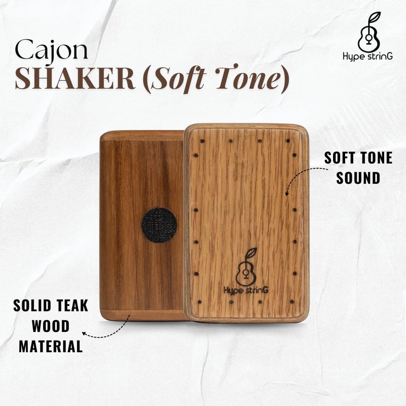 Hype String Cajon Shaker || Single Hand Shaker With Soft Crisp Sound || Perfect for Live or Studio - Image 2