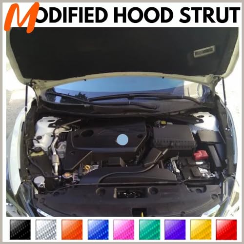 TENKIDOM Front Hood Struts Compatible with Nissan Altima/Teana L33 2012-2018 Shock Lift Supports Bonnet Gas Dampers Springs Kit No-Drill Bolt-on - Image 2