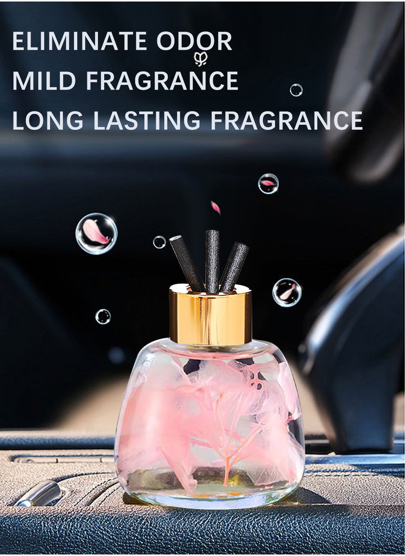 Flower Reed Diffuser with Incense Diffuser Sticks Luxury Elegant Odor Eliminator Air Freshener with Aromatherapy Essential Oil for Car Home Office Bedroom Gift 100ml Peach Fruity Aroma - pzsku/ZFBD1930FADE2D27CFC3AZ/45/_/1688366085/fdaa015a-be1a-42c4-9d87-ad11a0a4ba79