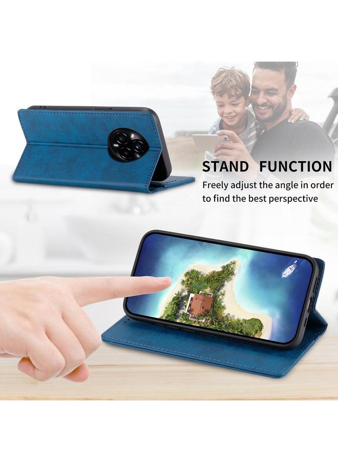 S-TOP Case For Realme 14 Pro+ Business Solid Color Magnetic RFID Leather Phone Case - Image 4