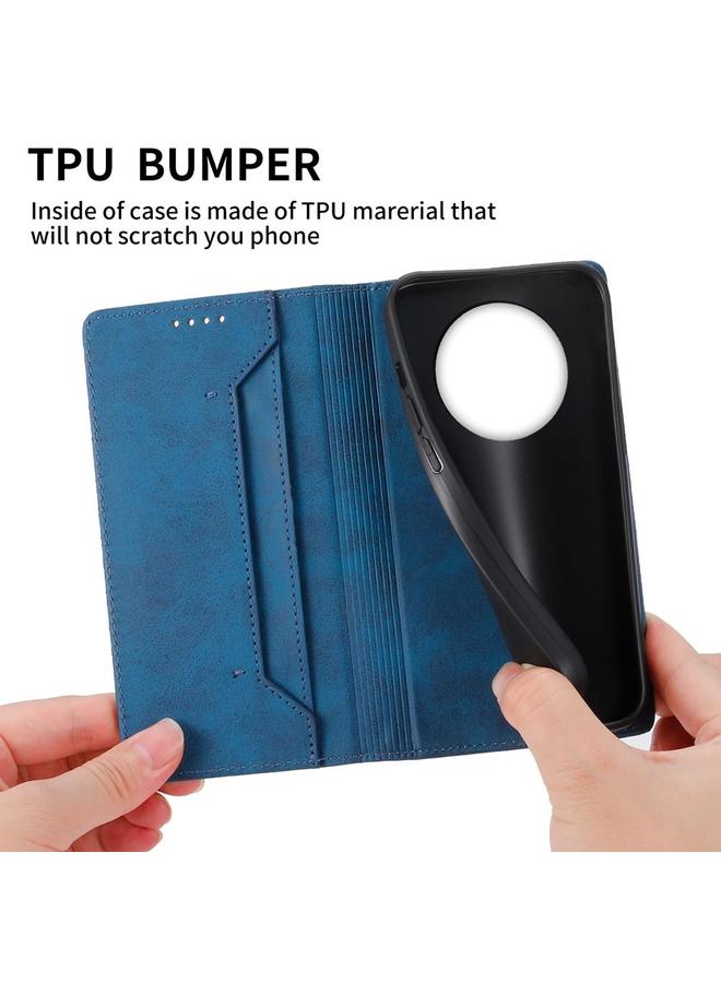 S-TOP Case For Realme 14 Pro+ Business Solid Color Magnetic RFID Leather Phone Case - Image 5