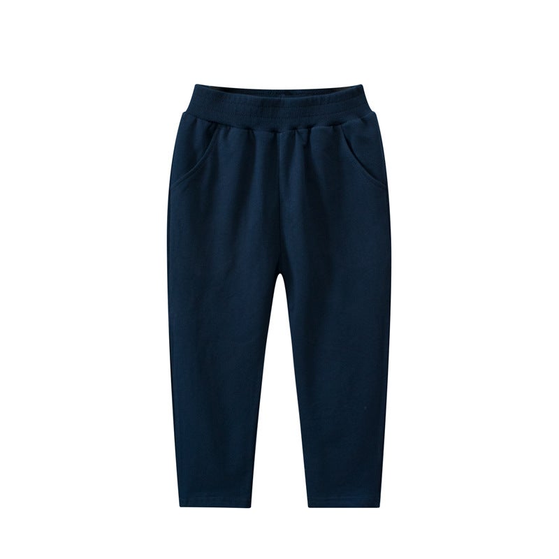 27kids Autumn Cotton Kids Sports Pants 5210 Black - Image 5