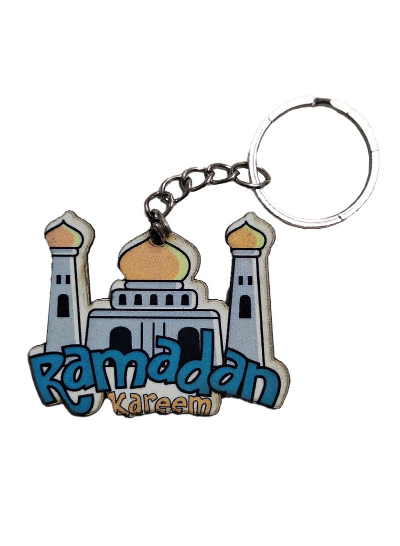 ميداليات رمضان شخصيات ميدالية رمضان جديدة لعبة للأطفال 4 قطع أشكال مختلفة خامة خشبية عالية - Image 2