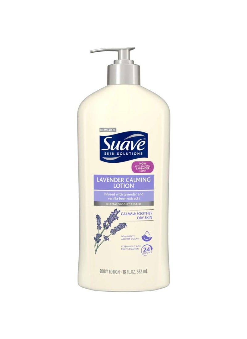 Suave Suave Skin Lotion 18 Ounce Pump Lavender Vanilla 18 Ounce Pump 532ml 3 Pack 