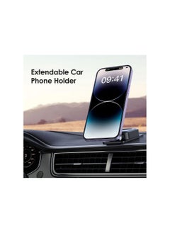 Magnetic base that is easy to install to hold the mobile phone and does not require special tools. Black//silver