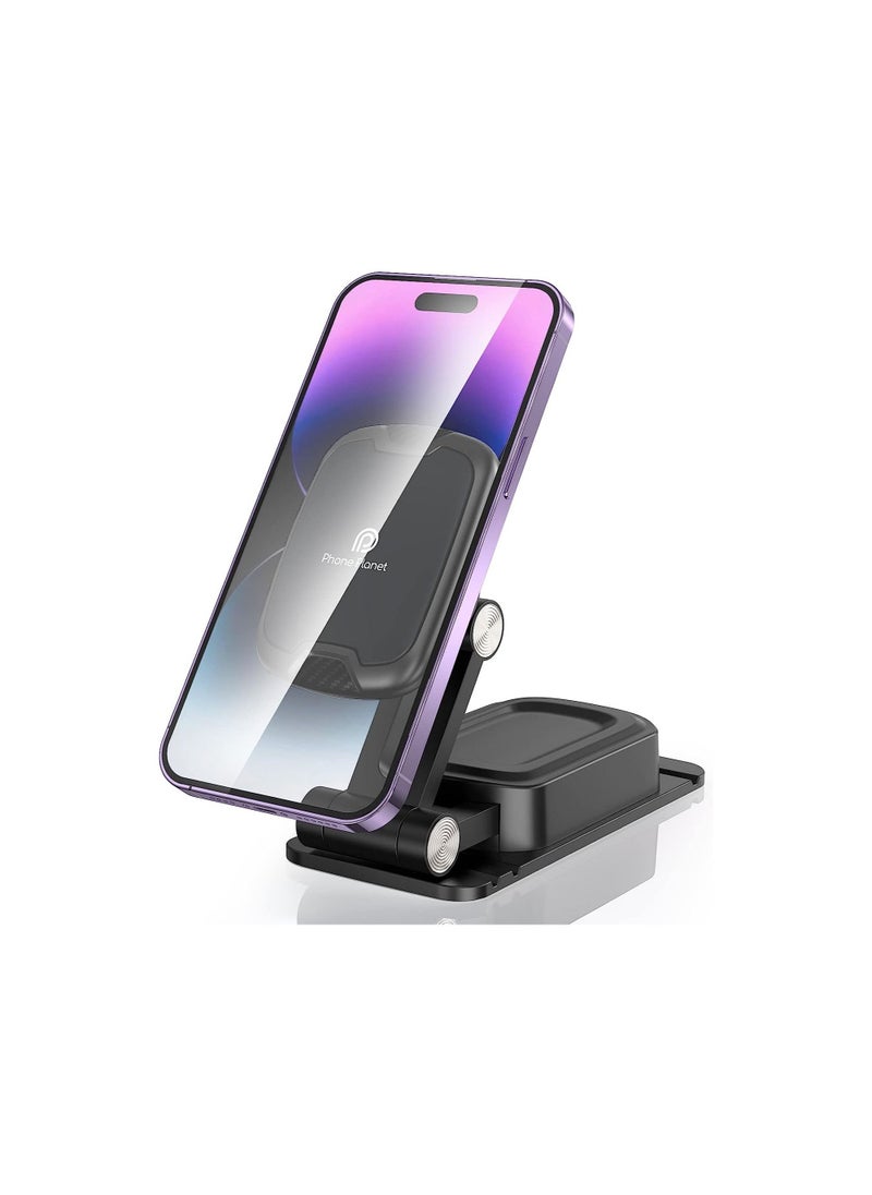 Phone Planet - Magnetic base that is easy to install to hold the mobile phone and does not require special tools. Black//silver - Image 1