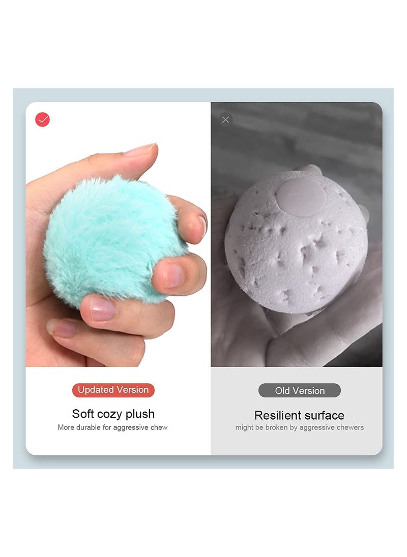 Y&D - Cat Toy Ball, Interactive for Indoor, Voice Molar Bite Resistant Relieve Gravity Kitten Catnip Chirping Balls Exercise, Kicker, Fluffy Plush Fun Kitty (Pack of 3) - Image 1