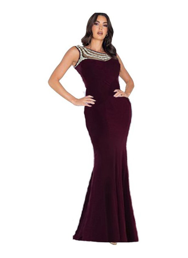 FG WOMEN LONG DRESS ONE SHOULDER 