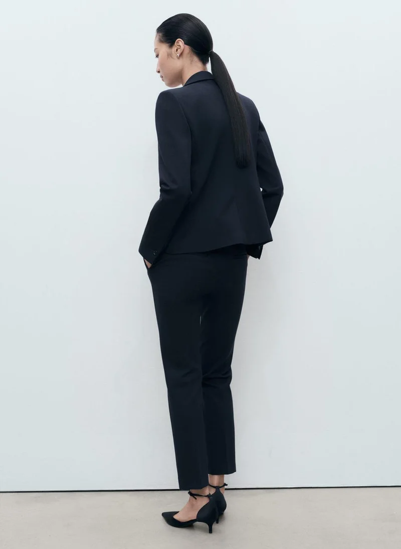 مانجو Fitted suit jacket