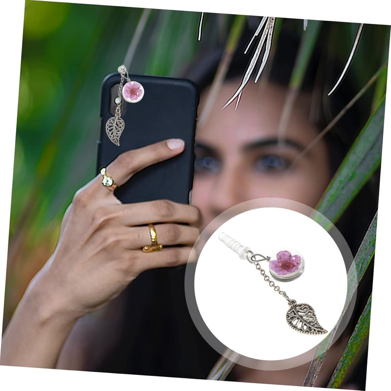 DOITOOL Gradient Color Heart Dust Plug Cover Cute Charging Port Protector for Mobile Phones and Earphones Durable Heat-Resistant and Stylish Accessory for Protecting Against Dirt and - Image 5
