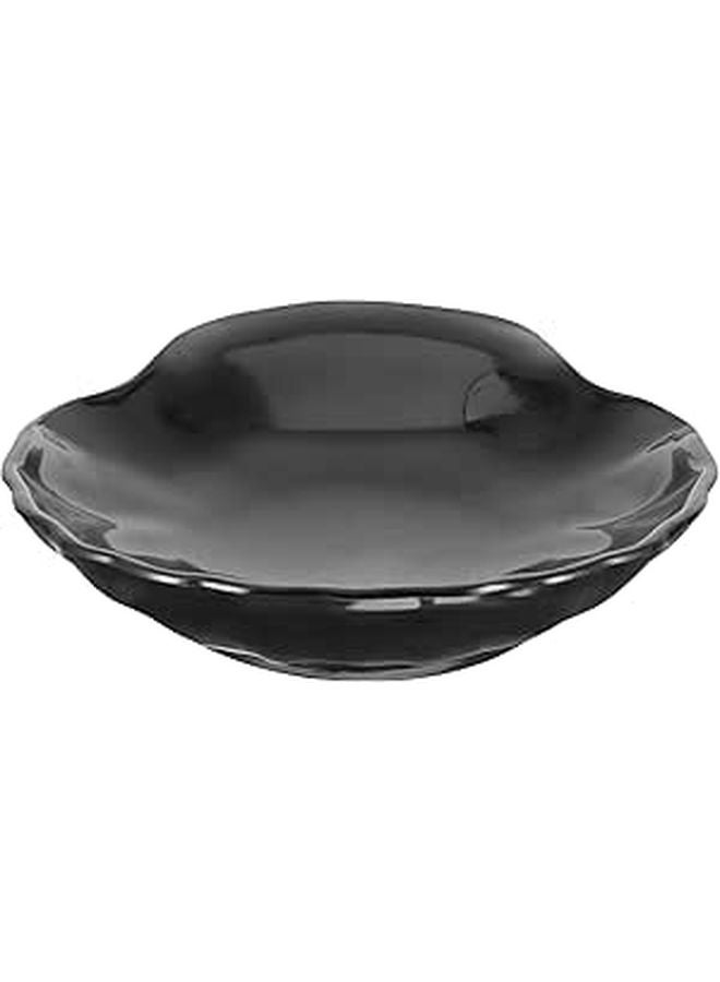 Black Acrylic Sea Shell Soap Dish Holder For Bathroom Shower Hotel Use - Image 1