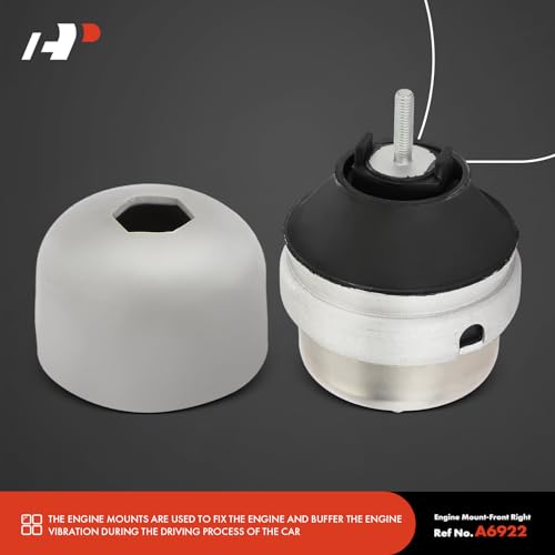 A-Premium Front Left and Right Engine Motor Mount Kit Compatible with Volkswagen Passat 1998-2005 & Audi A4 1996-2001, A4 Quattro 1996-2001, A6 1998-2004, A6 Quattro 1998-2004, S4 2000-2002, 2-PC Set - Image 5