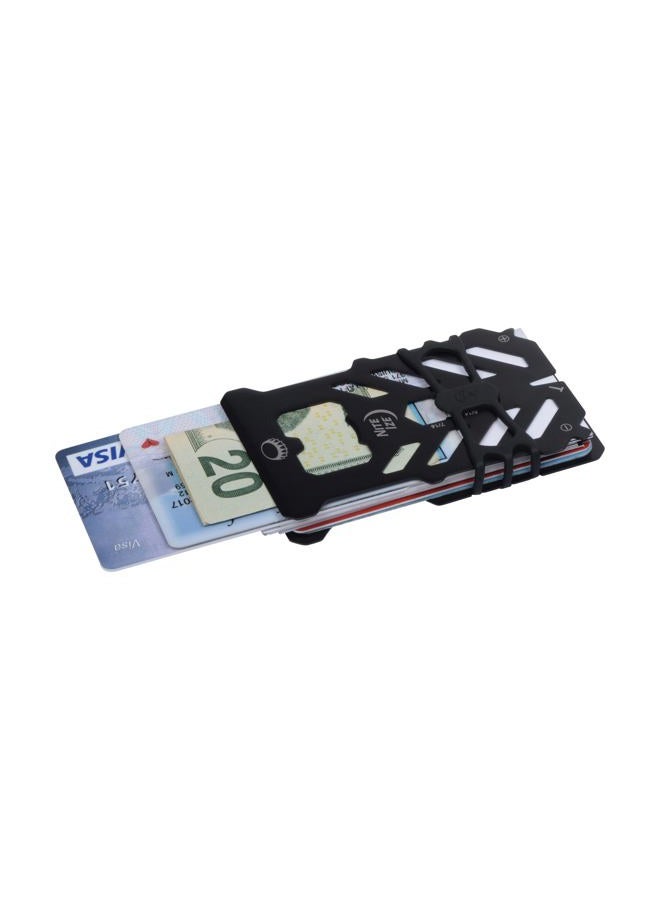NITE IZE Nite-ize FMTR-01-R7 Financial Kit RFID Blocking Wallet Multi-Tool Stainless Steel, Black, One Size - Image 5