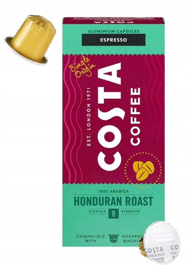 COSTA Nespresso Costa Coffee Honduran Roast 