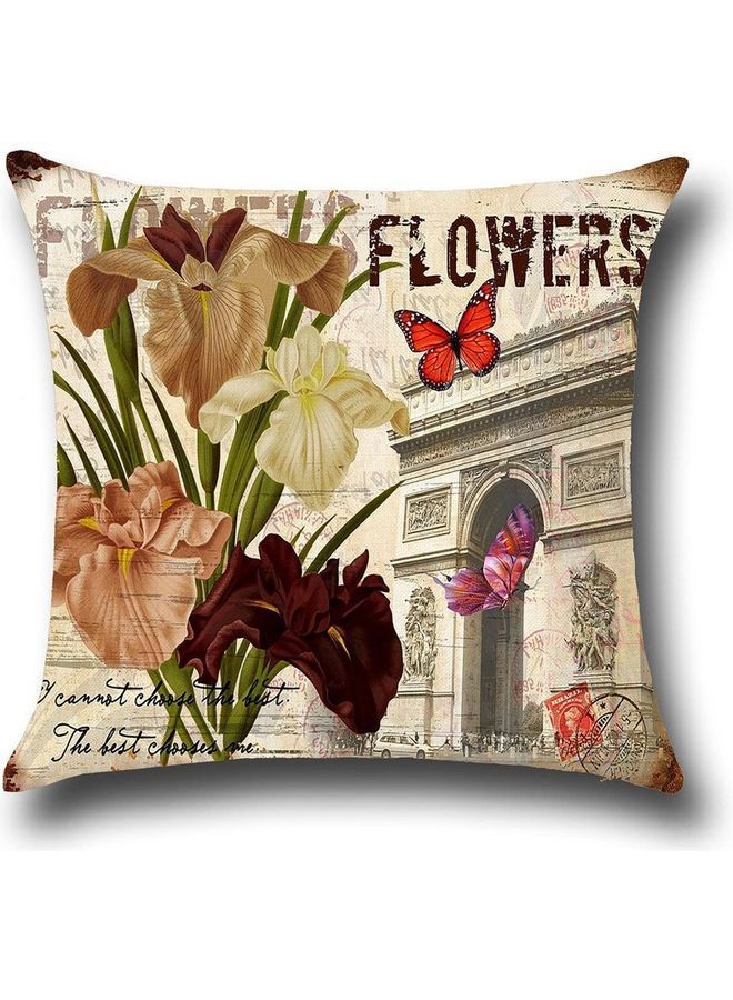 نيبمينينت غطاء وسادة ديكور مزين بطبعة متعدد الألوان